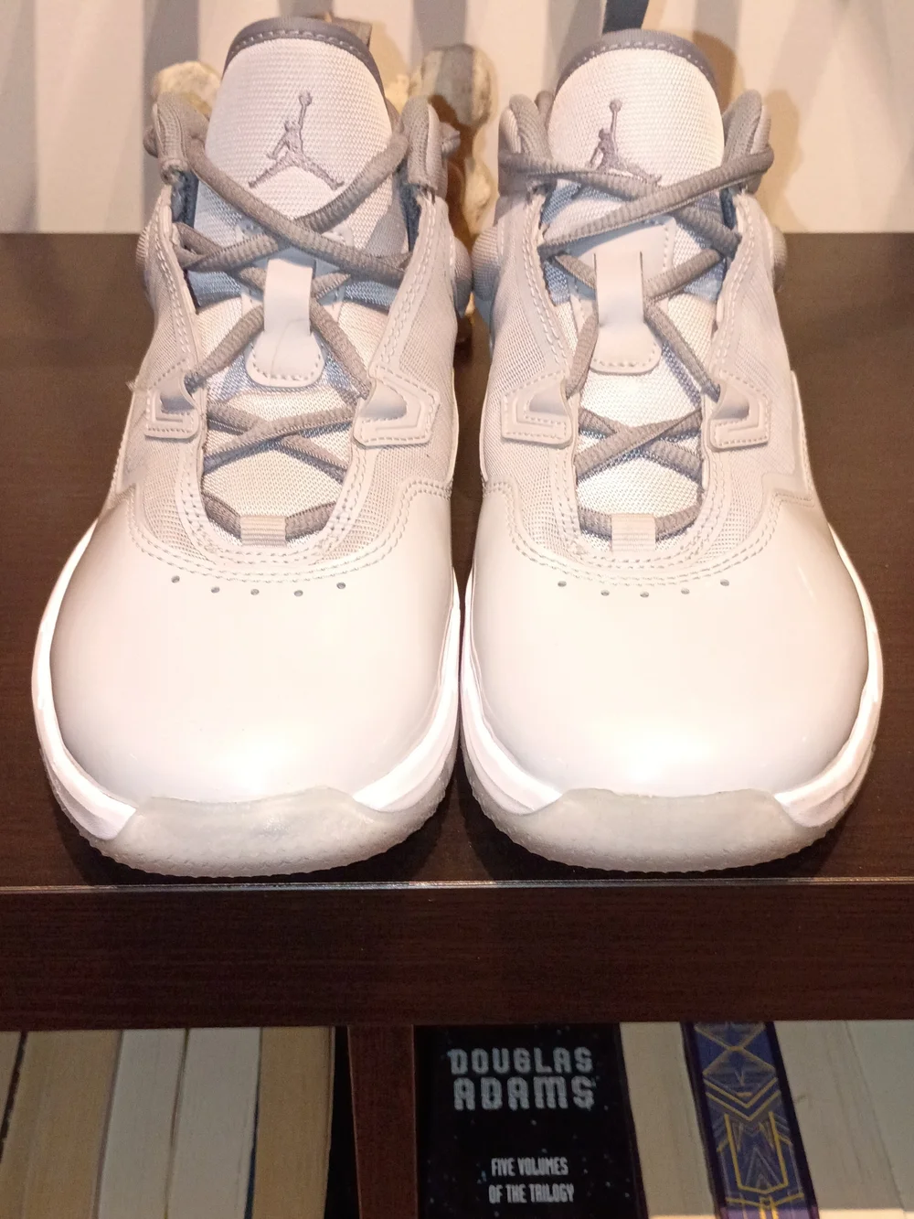 Jordan Men's Light Grey Basketball Sneakers